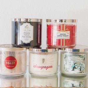 Set of 5 - Bath & Body Works Candles - New